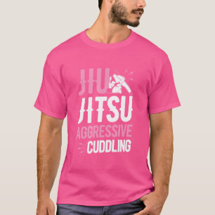 Camiseta Jiu Jitsu Agressivo Cudling Funny Bbj Grappling