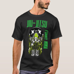 Camiseta Jiu Jitsu Alien Astronaut Resfriar Mma Grapple Mua