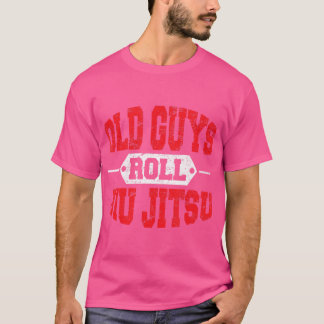 Camiseta Jiu Jitsu Antiga Cara Roll Bjj Treinando Jiu