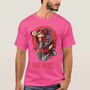 Camiseta Jiu Jitsu Artes Marciais Abraços Livres