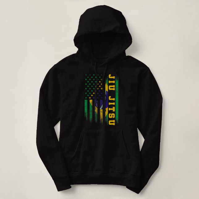 Camiseta Jiu Jitsu Brasil Bjj Brasil Bandeira dos Estados U (Frente do Design)