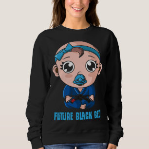 Camiseta Jiu Jitsu Brasileiro BJJ e Grappling Bebê Preto