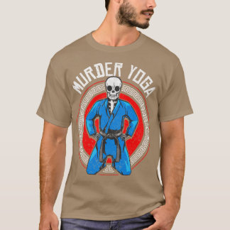 Camiseta Jiu Jitsu Brasileiro BJJ Esqueleto Assassinato Yog