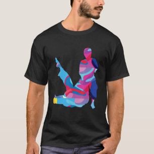 Camiseta Jiu Jitsu Brasileiro Bjj Gráfico Colorido
