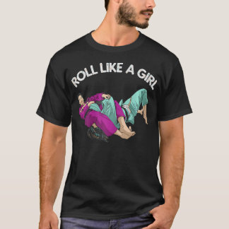 Camiseta Jiu Jitsu Brasileiro Engraçado Role Como Uma