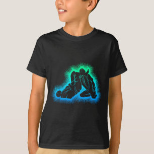 Camiseta Jiu Jitsu Brasileiro Infantil Meninos Homens Jiuji