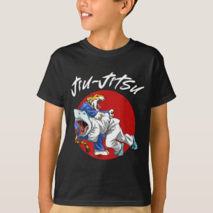 Camiseta Jiu Jitsu Brasileiro Tubarão e Tigre BJJ Grappling