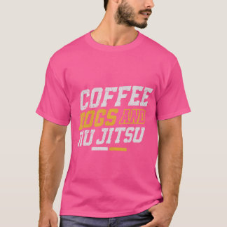 Camiseta Jiu Jitsu Café Cachorro Cachorros Cachorros E Jiu-