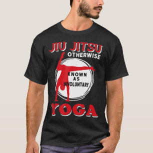 Camiseta Jiu Jitsu Caso Contrário Conhecido Como Ioga Invol