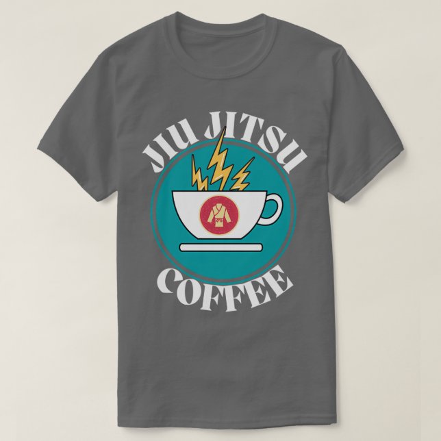 CAMISETA JIU JITSU COFFEE COFFEE LOGO COFFEE WITH A KICK 1 (Frente do Design)
