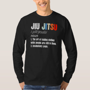 Camiseta Jiu Jitsu Definição Vintage Retro Mma