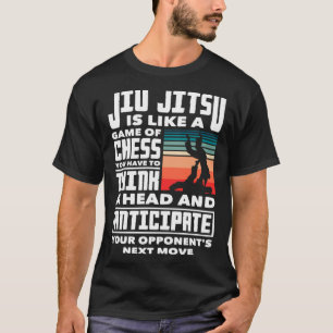Camiseta Jiu Jitsu É Como Um Jogo De Xadrez Jiu Jitsu 1