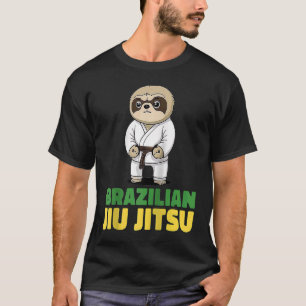 Camiseta Jiu Jitsu e Sloth Raglan se dão bem