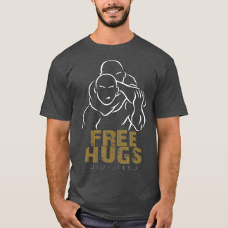 Camiseta Jiu Jitsu Free Hugs Free Hugs Free