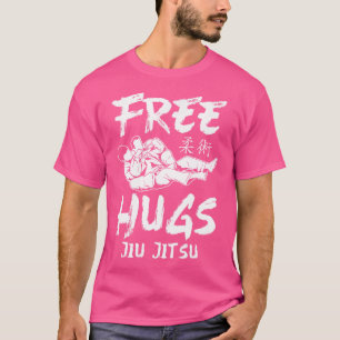 Camiseta Jiu Jitsu Free Hugs Jiu Jitsu