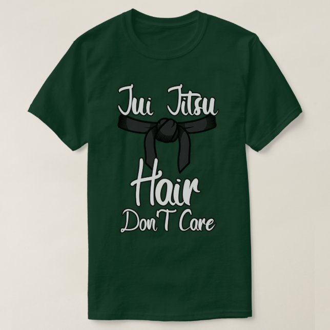 Camiseta Jiu Jitsu Hair Dont e (Frente do Design)