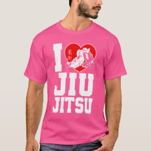 Camiseta Jiu Jitsu Heart I Love Jiu Jitsu