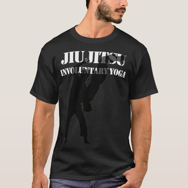 Camiseta Jiu Jitsu Involuntary Yoga (Frente)