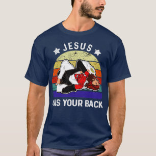 Camiseta Jiu Jitsu Jesus tem as costas 1