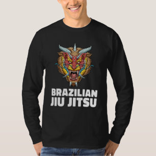 Camiseta Jiu Jitsu Leão Demônio Cabeça Brazilian Jiu Jitsu