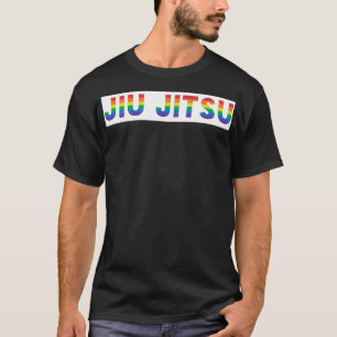 Camiseta JIU JITSU Orgulho gay Rainbow LGBTQIA