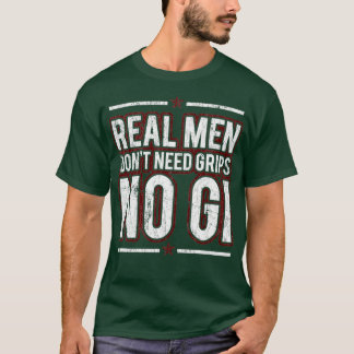 Camiseta Jiu Jitsu Real Men BJJ Gift for MMA Figh