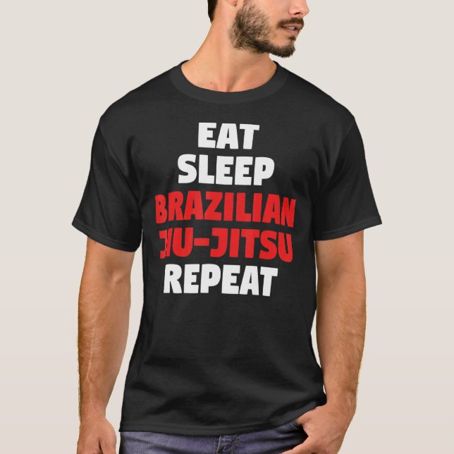 Camiseta Jiu-Jitsu, repito: (Frente)