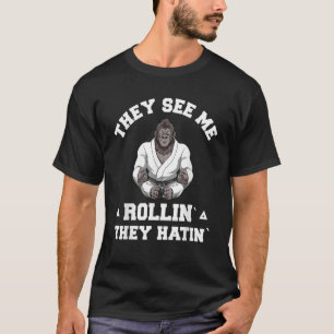 Camiseta Jiu Jitsu Rolando BJJ Grappling Gorilla