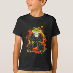 Camiseta Jiu-Jitsu Sapo Arte Animal Taekwondo Kickboxing