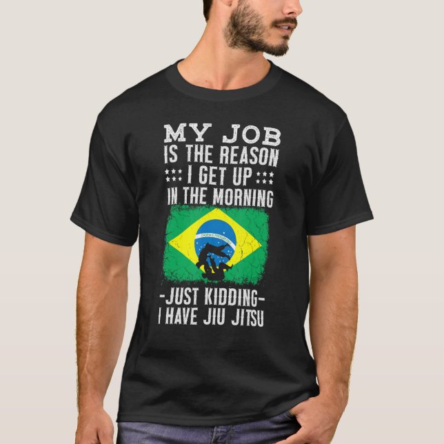 Camiseta Jiu Jitsu Sarcastic citou Mma Bjj 6 (Frente)