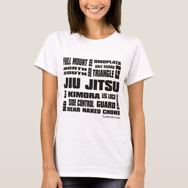 Camiseta Jiu Jitsu - terminologia (Frente)