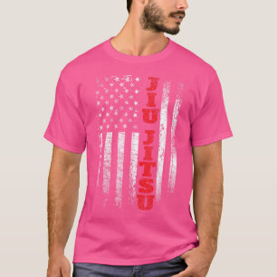 Camiseta Jiu Jitsu - Terra de Artes Marciais com Bandeira A