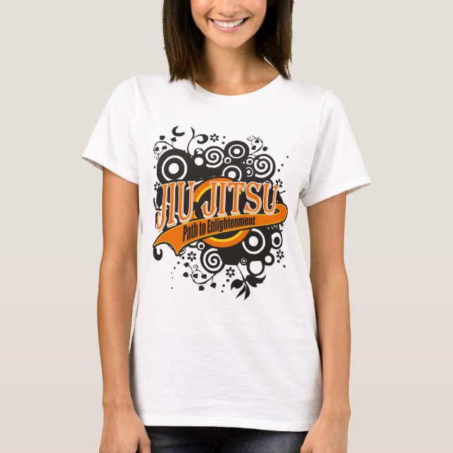 Camiseta Jiu Jitsu - trajeto à iluminação (Frente)