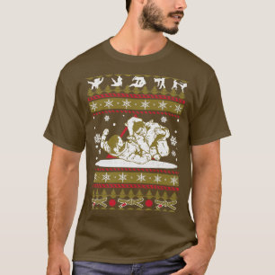 Camiseta Jiu Jitsu Ugly Sweater, Feliz de festas felizes