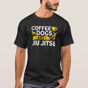 Camiseta Jiu Jitsu Vintage Café Cães Jiu Jitsu