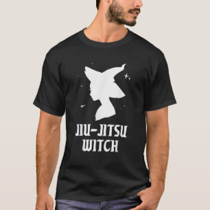 Camiseta Jiu Jitsu Witch Engraçado Artes Marciais Engraçada