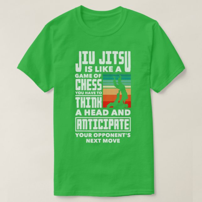 Camiseta JiuJitsu É Como Um Jogo De Xadrez Jiu Jitsu 2 (Frente do Design)