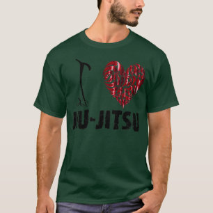 Camiseta JiuJitsu White T SMS Eu amo JiuJitsu