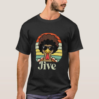 Camiseta Jive Afro Peru Face Ação de Graças Retro Vintage M
