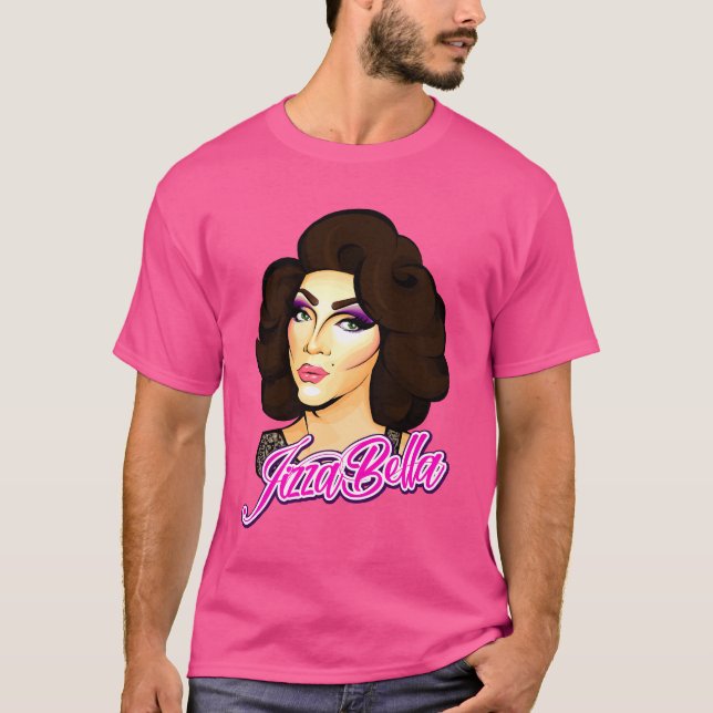 Camiseta JizzaBella por ilustrações de TaylerMade (Frente)