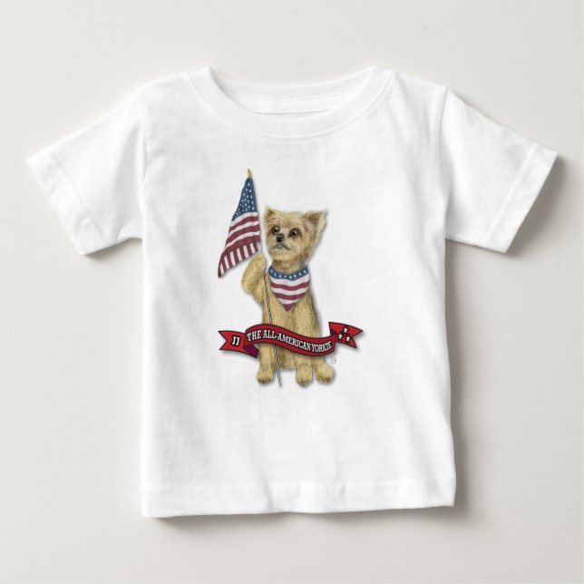 Camiseta JJ, O Yorkie americano (Frente)