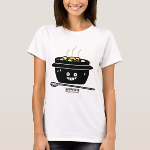 Camiseta Jjigae macios picantes coreanos de Sundubu da sopa