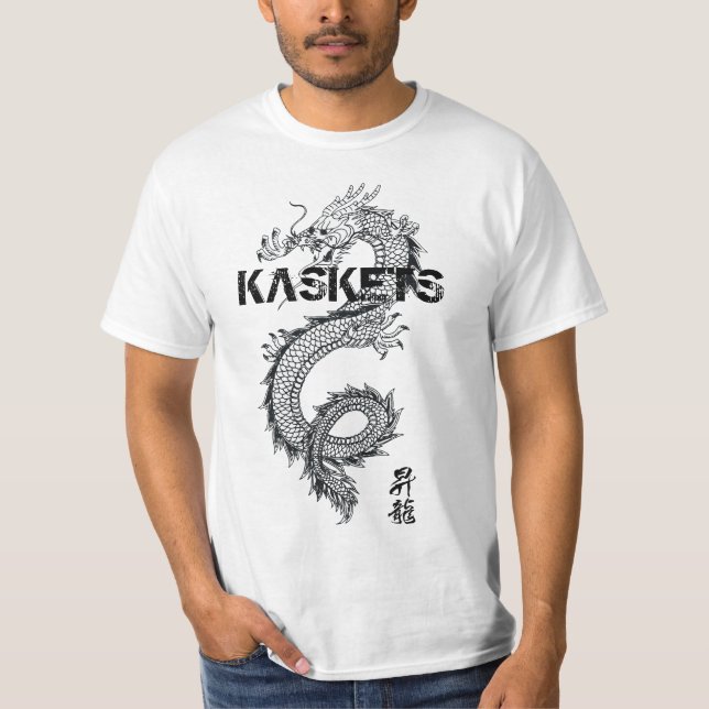 Camiseta JK16 ROUPA - dragão da sorte de Kaskets (Frente)