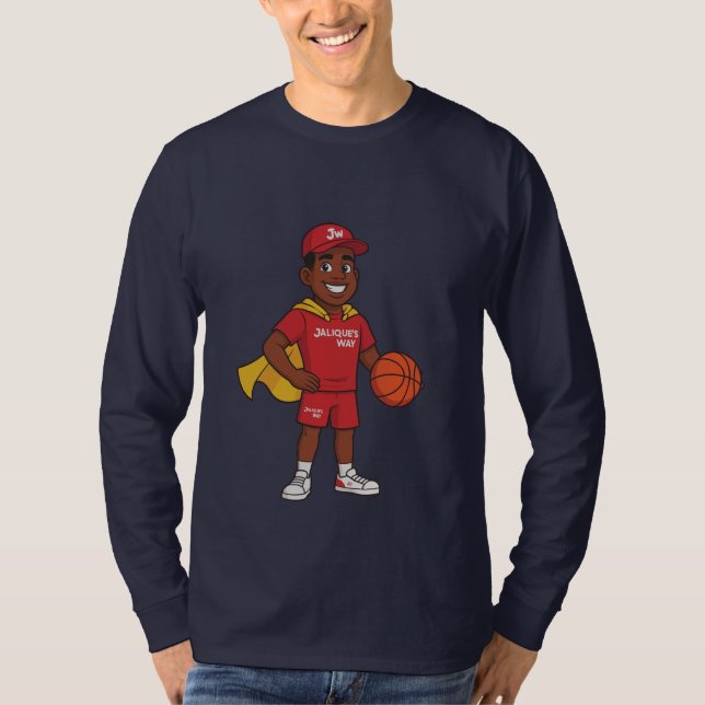 Camiseta J'Lon o Campeão Masculino Manga Longa (Frente)