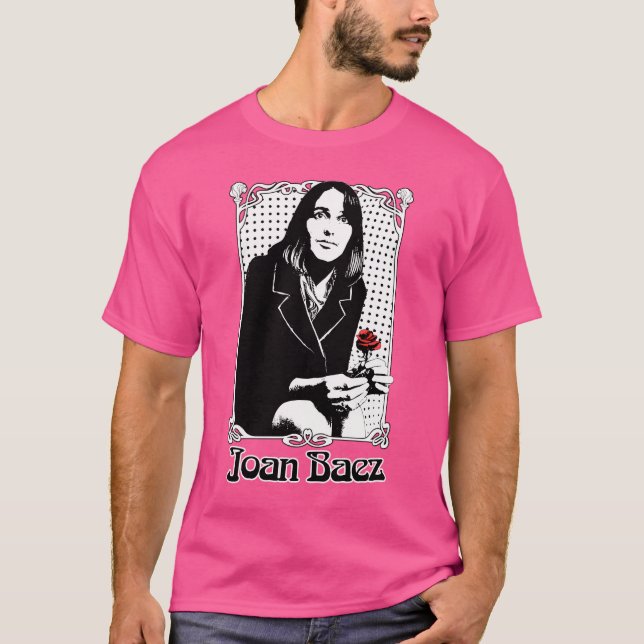 Camiseta Joan Baez Retro Aestética (Frente)