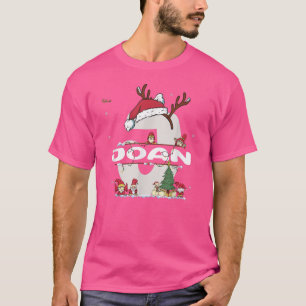 Camiseta Joan Christmas Shirt w Joan Name for engraçado Xma