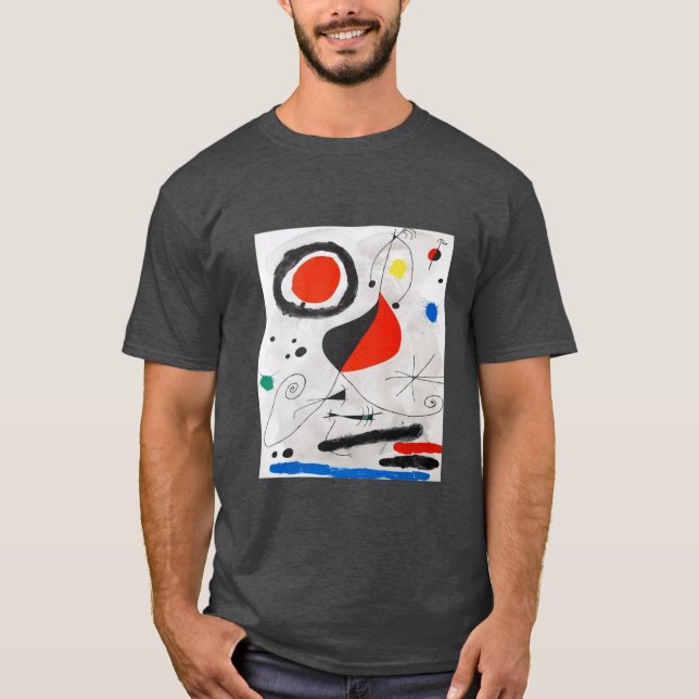 Camiseta Joan Miro Original Lithograph from Derriere le Mir (Frente)