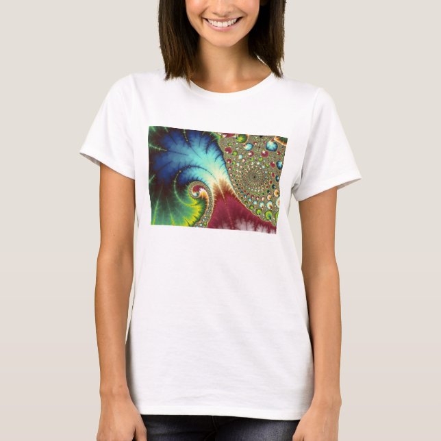 Camiseta Joanie 50 Fractal Art (Frente)