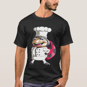 Camiseta Joaninha Chef Pequena Criatura Inseto Voador Colet