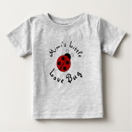 Camiseta Joaninha Fofa Personalizada Mimi's Little Love Bug